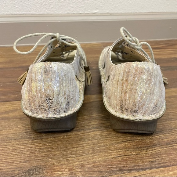 Alegría Sand Valerie Gladiator Lace Up Leather Sandals Size 39/9 - Picture 10 of 12